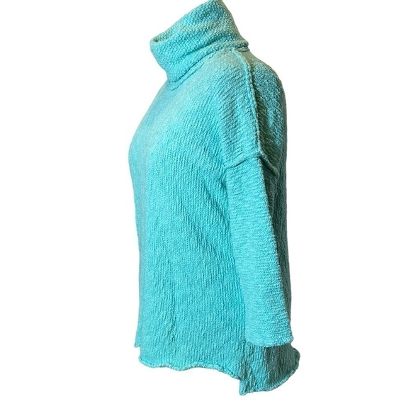 Anna Craig women's size M/L textured knit funnel neck long sleeve pullon sweater - Picture 4 of 7